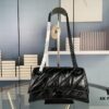 Balenciaga New Arrival Small Hourglass Chain Bag, Smooth Calfskin with Wax Leather Finish