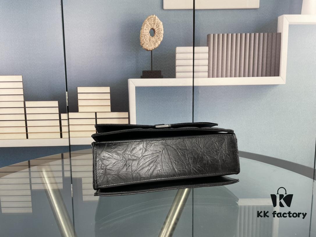 Balenciaga New Arrival Small Hourglass Chain Bag, Smooth Calfskin with Wax Leather Finish