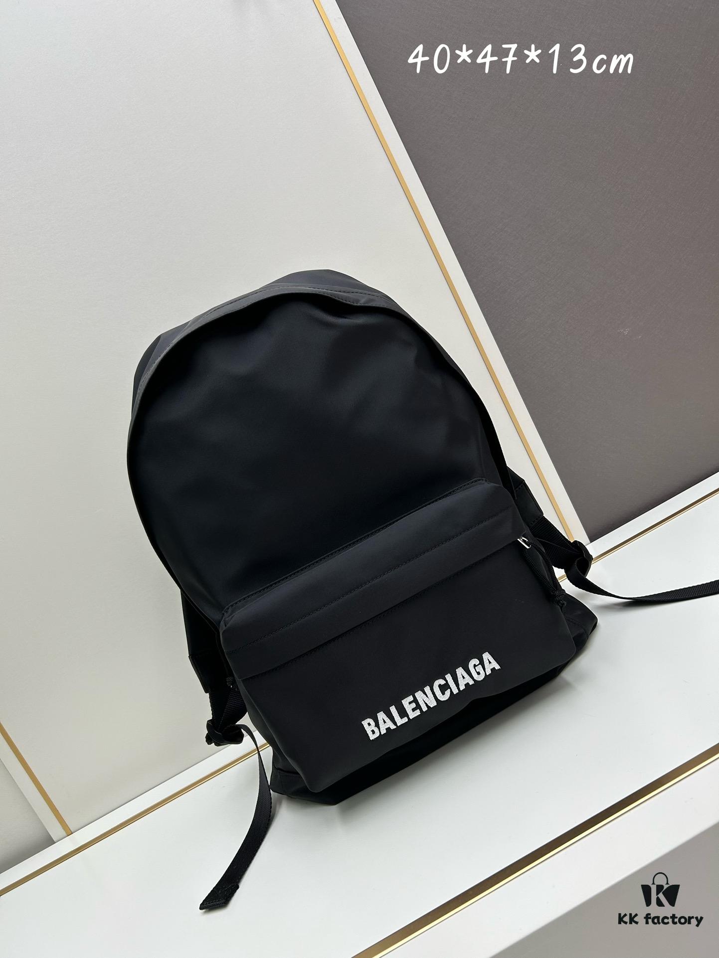 New BALENCIAGA FW EXPLORER Series Backpack with Dual-Tone Embroidered Logo