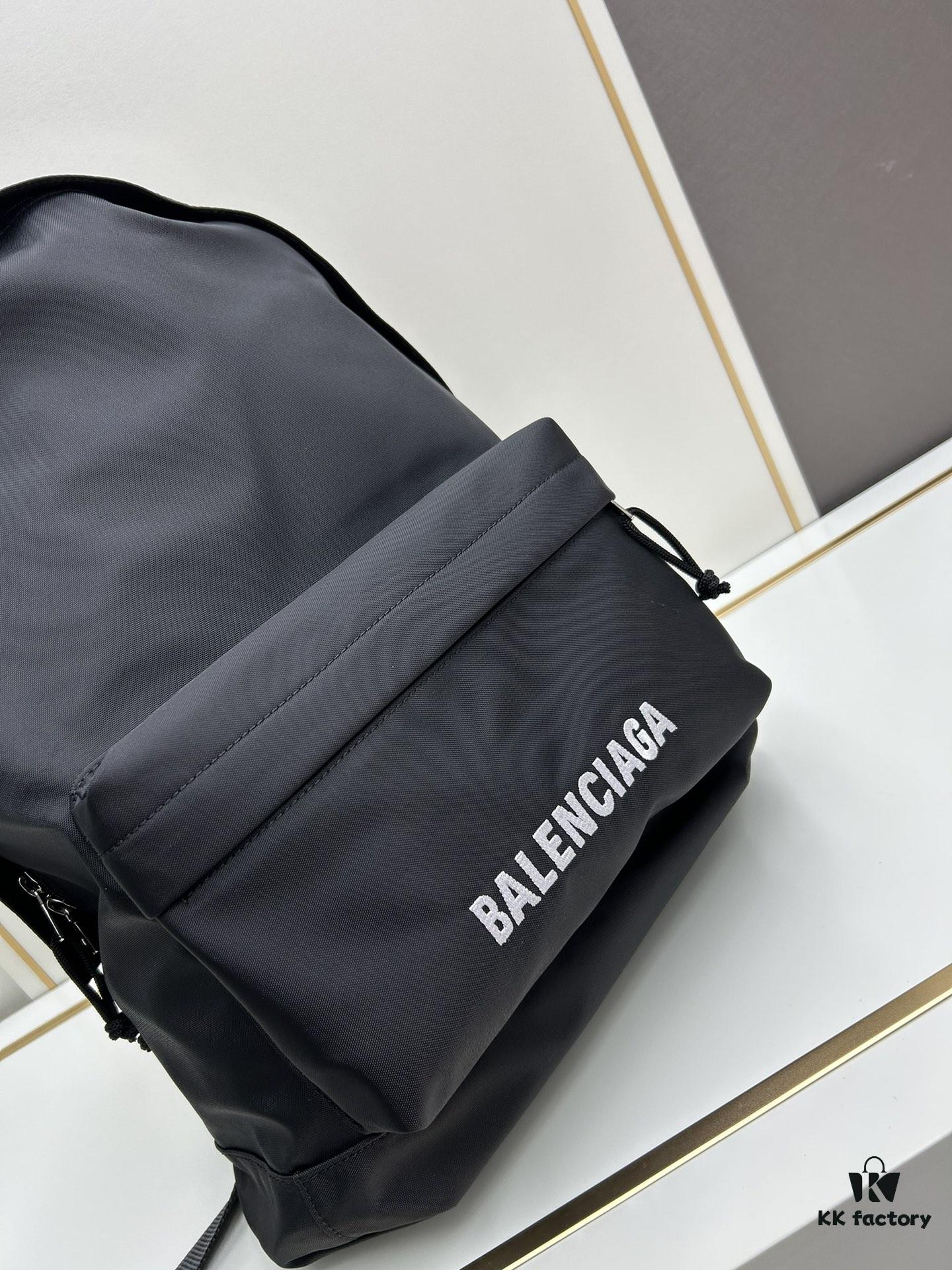 New BALENCIAGA FW EXPLORER Series Backpack with Dual-Tone Embroidered Logo