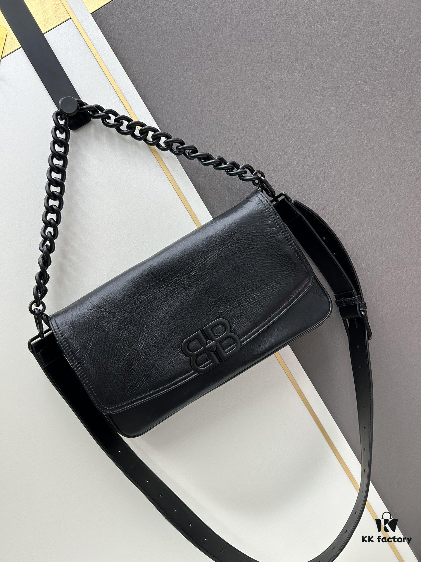 Medium Size 💰 Latest Hot-Selling Balenciaga New Soft Bag, Premium Full-Grain Leather, Elegant and Spacious