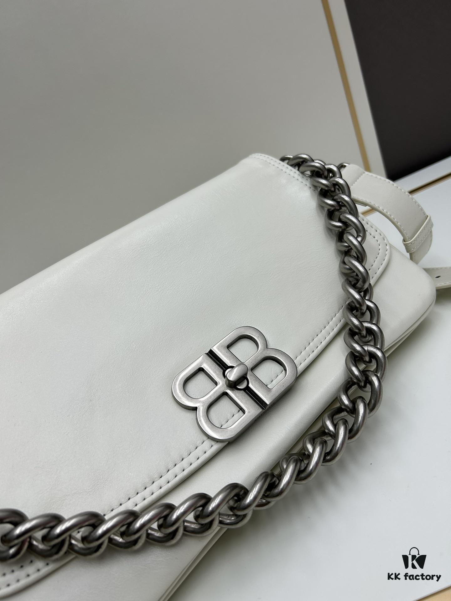 Medium Size 💰 Latest Hot-Selling Balenciaga New Soft Bag in Premium Full-Grain Leather