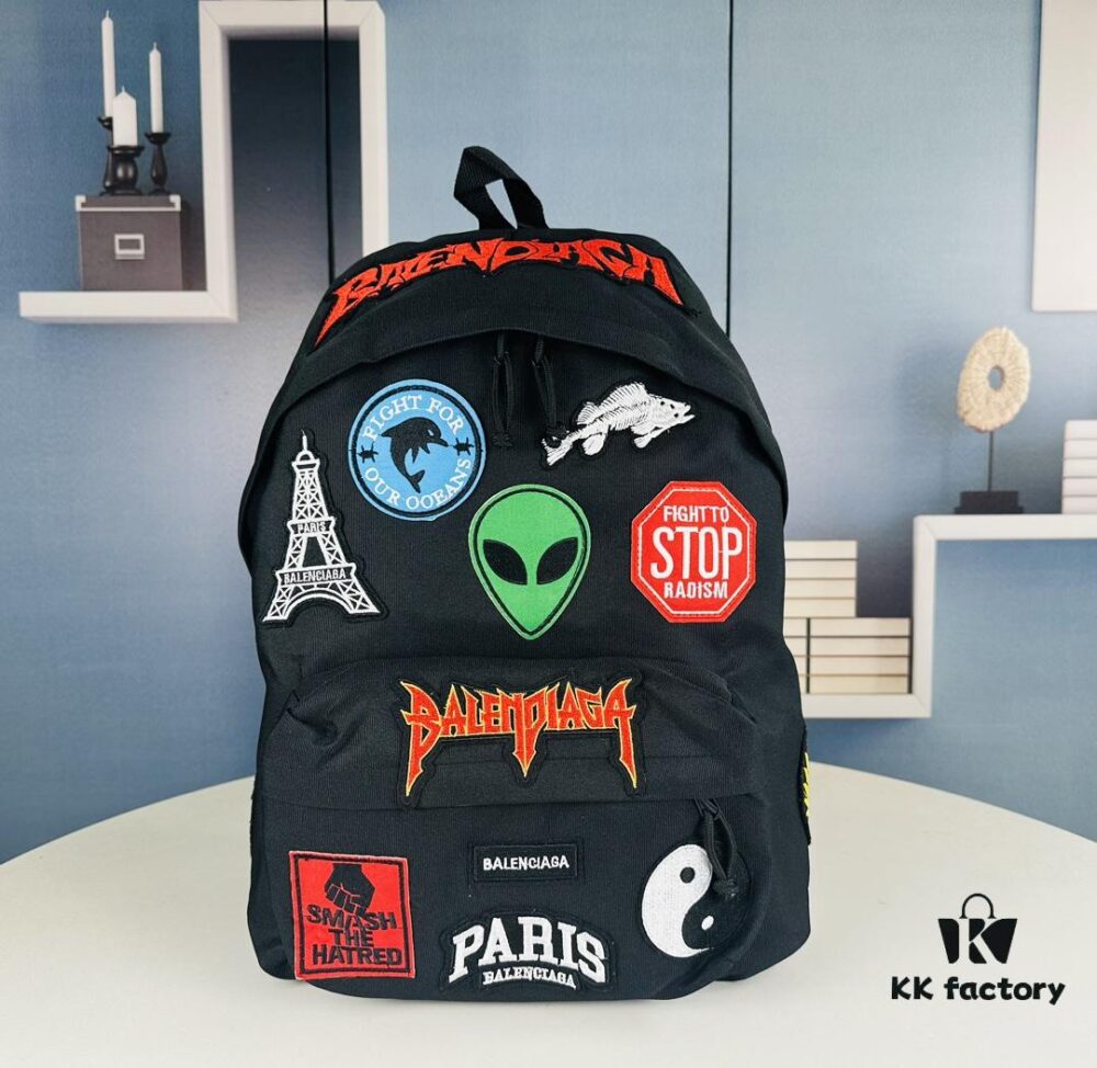 Shanghai Boutique / Balenciaga Graffiti Backpack ||| (Color Tag Black) Balenciaga