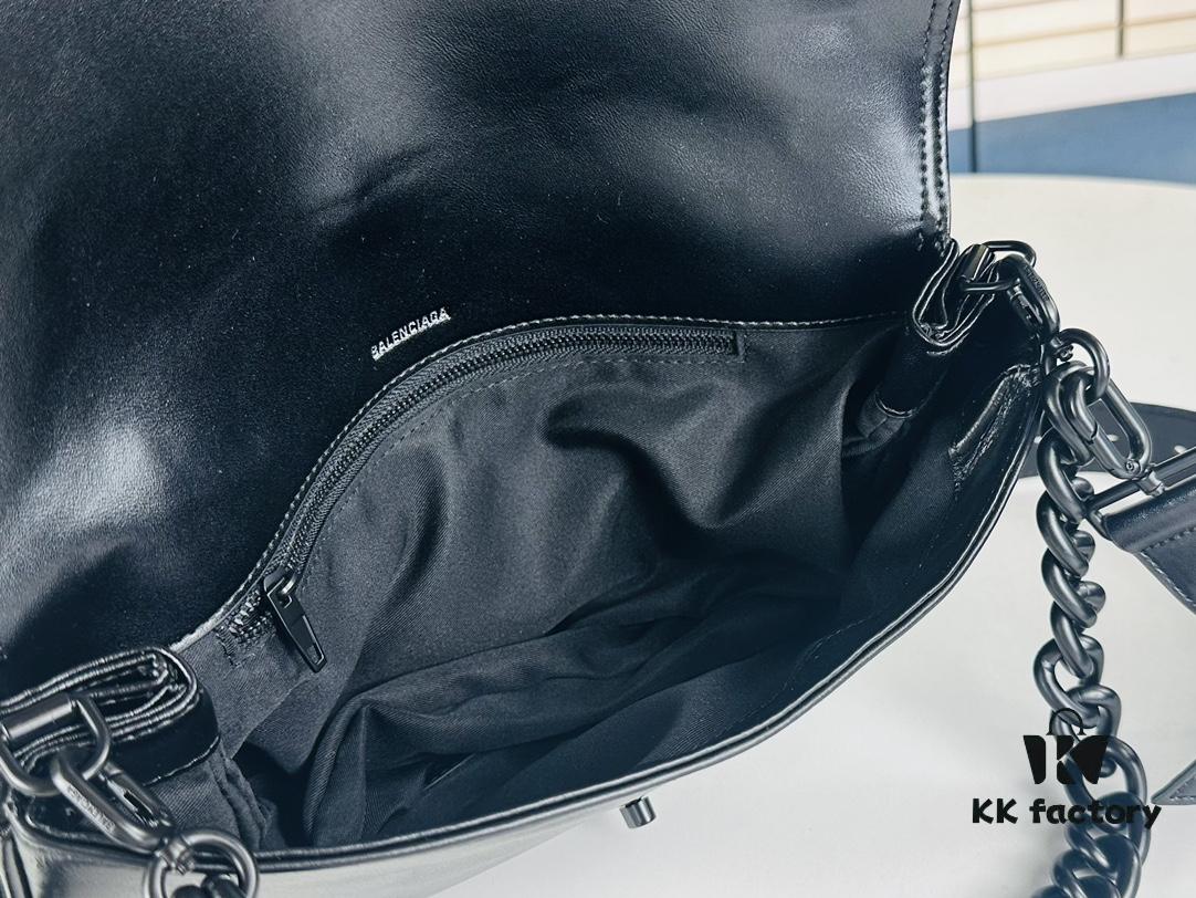 Medium Size 💰 Latest Hot-Selling Balenciaga New Soft Bag 84883, Top Grain Leather, 30x17x6