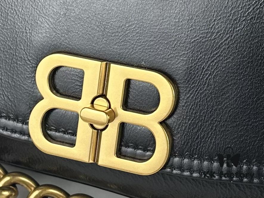 Medium Size Latest Hot-Selling Balenciaga New Soft Bag, Top-Grain Leather, 30x17x6 cm, Model 84883