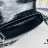 BALENCIAGA Le Cagole Camera Motorcycle Flap Bag [Waxed Black/Gray] 6701