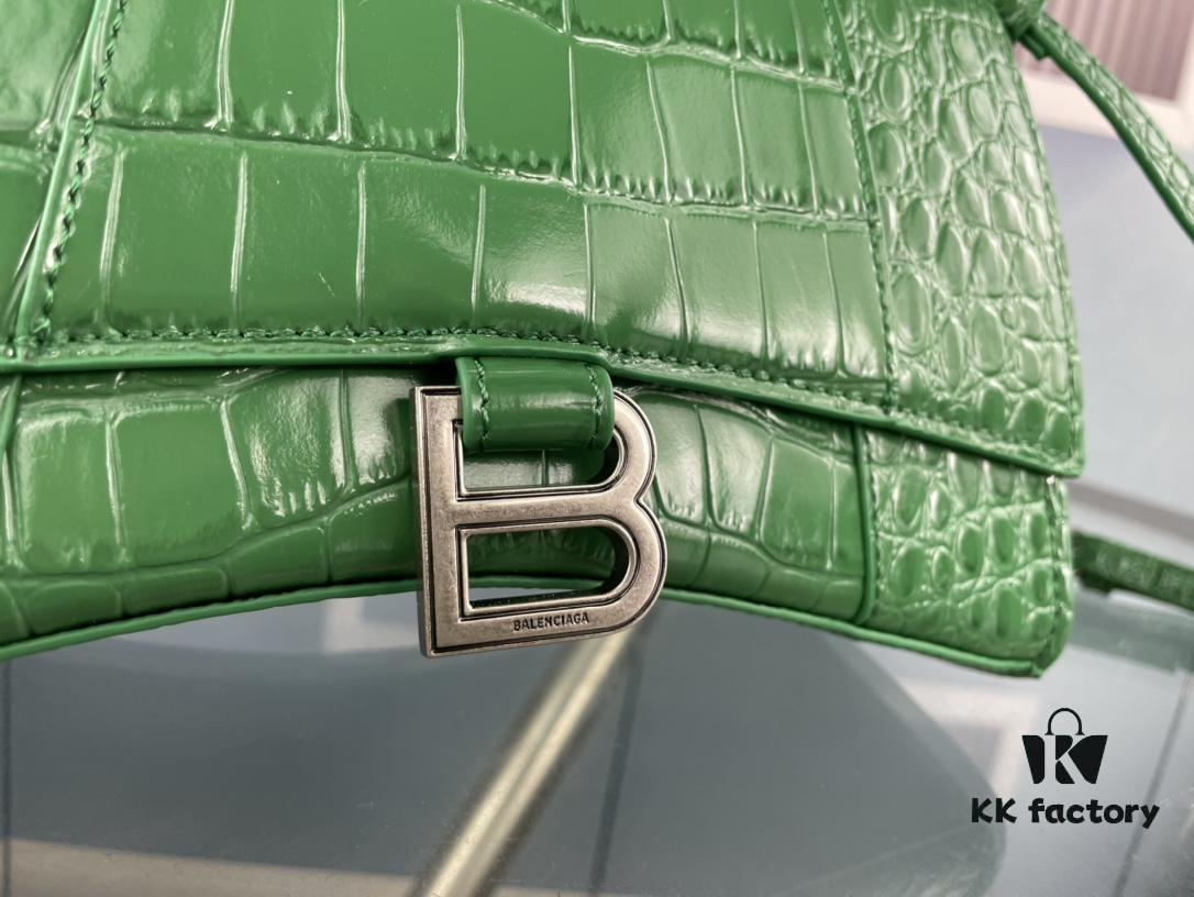 New Large-Sized Balencia Paris Flat Weave Hourglass Bag