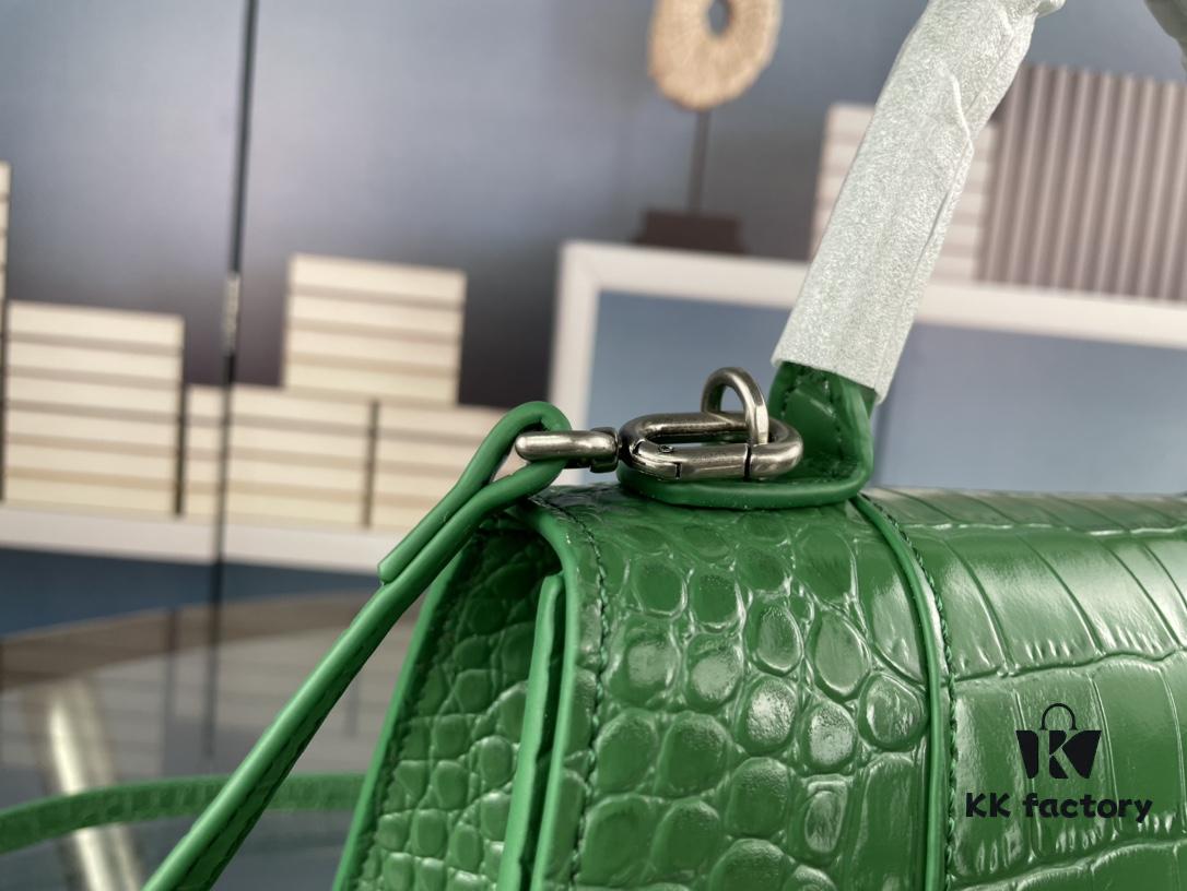 New Large-Sized Balencia Paris Flat Weave Hourglass Bag