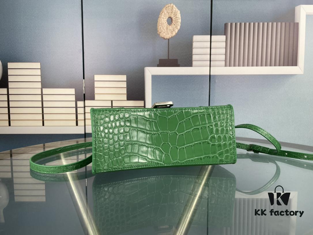 New Large-Sized Balencia Paris Flat Weave Hourglass Bag