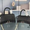 New Arrival Large/Small 235 Balencia Paris House This Season's Highlight Crocodile Texture Hourglass Bag