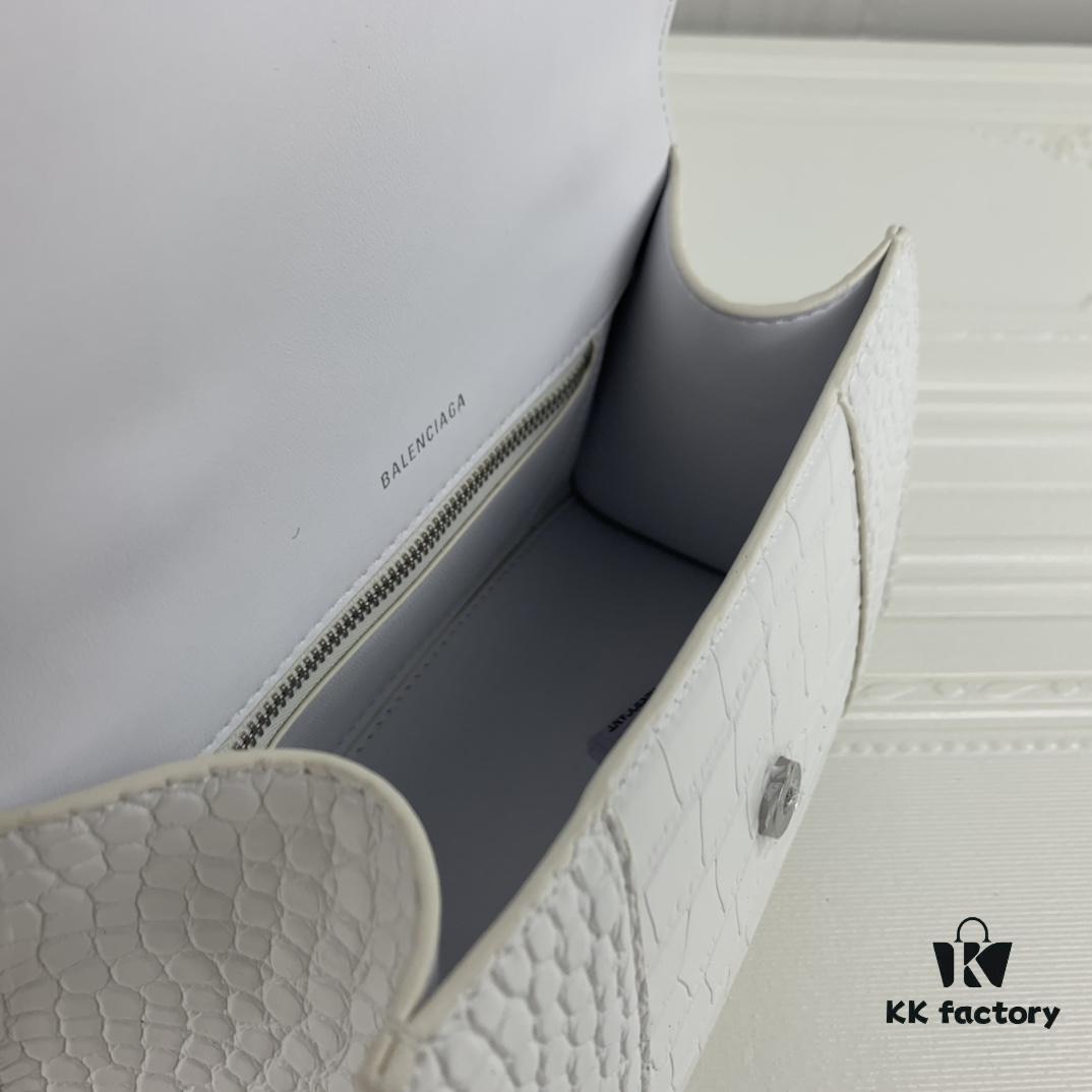 New Large and Small Size 235 Balencia Paris, This Season's Highlight Crocodile Texture Hourglass Bag