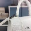 New Large/Small 235 Balencia Paris House, This Season's Highlight Crocodile Texture Hourglass Bag