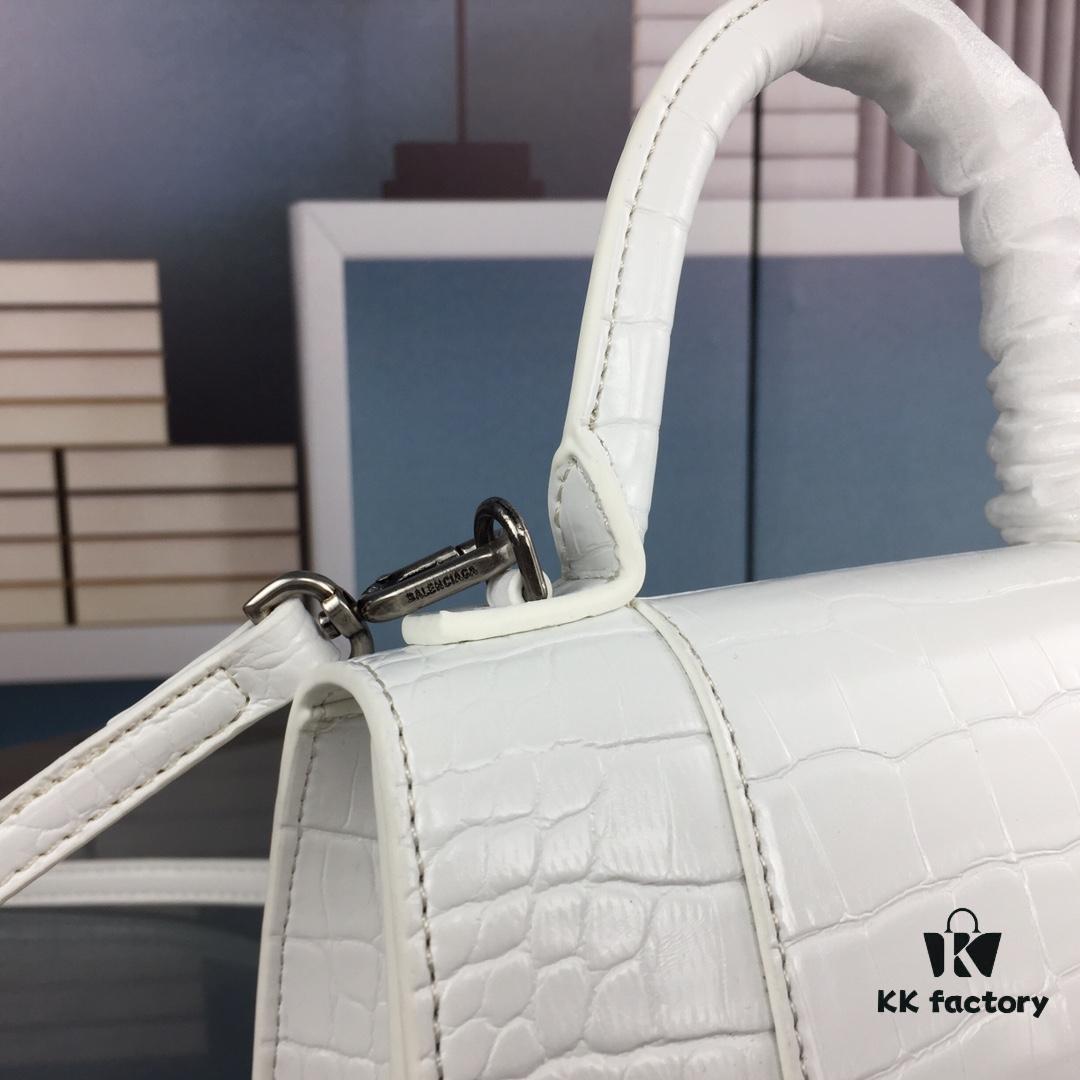 New Large/Small 235 Balencia Paris House, This Season's Highlight Crocodile Texture Hourglass Bag