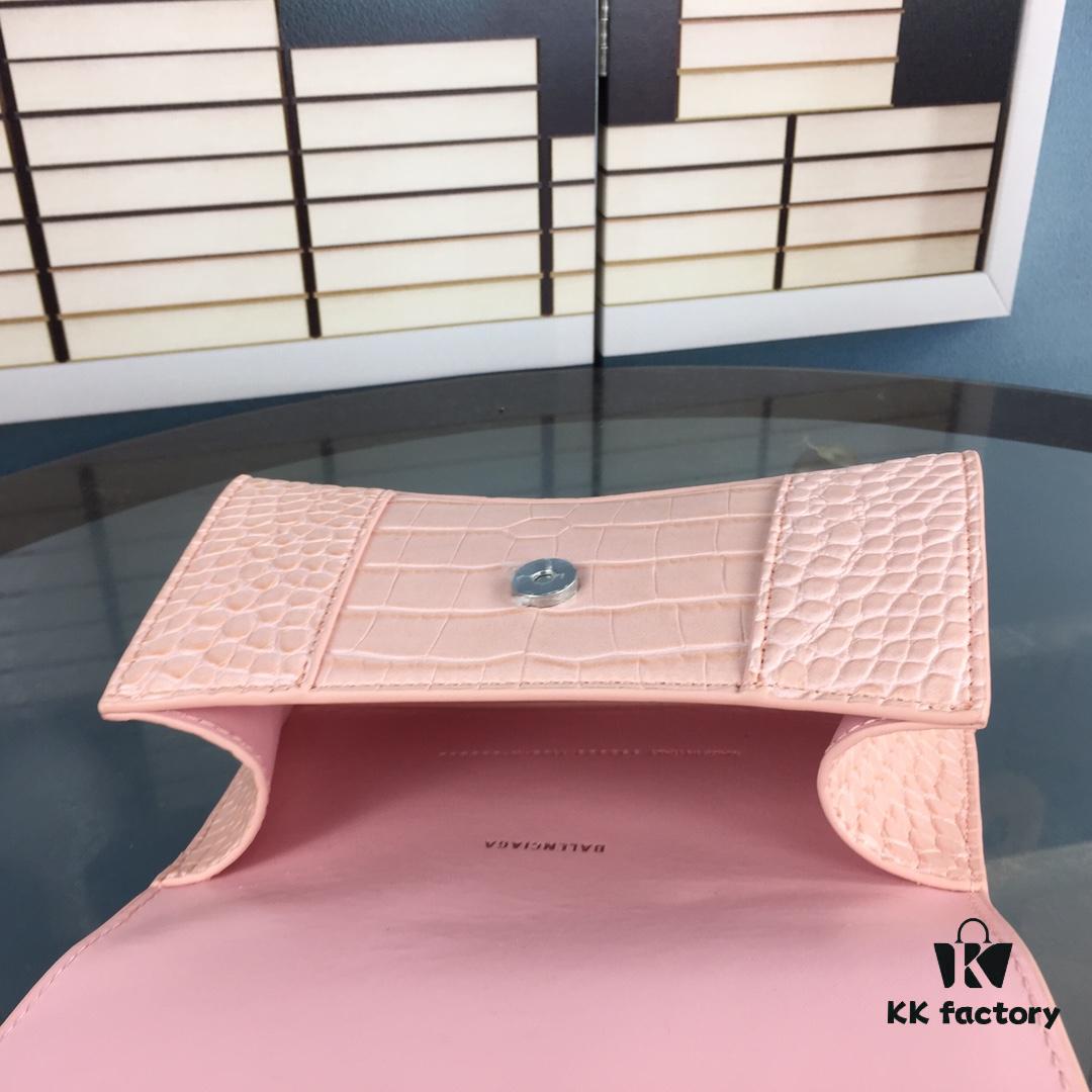 New Large and Small Size 235 Balencia Paris, This Season's Highlight Crocodile Texture Hourglass Bag