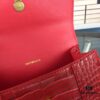 New Large and Small Size 235 Balencia Paris House, This Season's Highlight Crocodile Texture Hourglass Bag with Signature Arc Shape