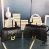 New Arrival Large and Small Size 235 Balencia Paris, This Season's Highlight Crocodile Texture Hourglass Bag