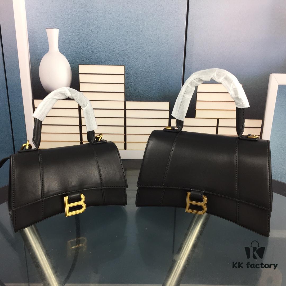 New Large and Small 235 Balencia Paris House, This Season's Highlighted Plain Weave Hourglass Bag