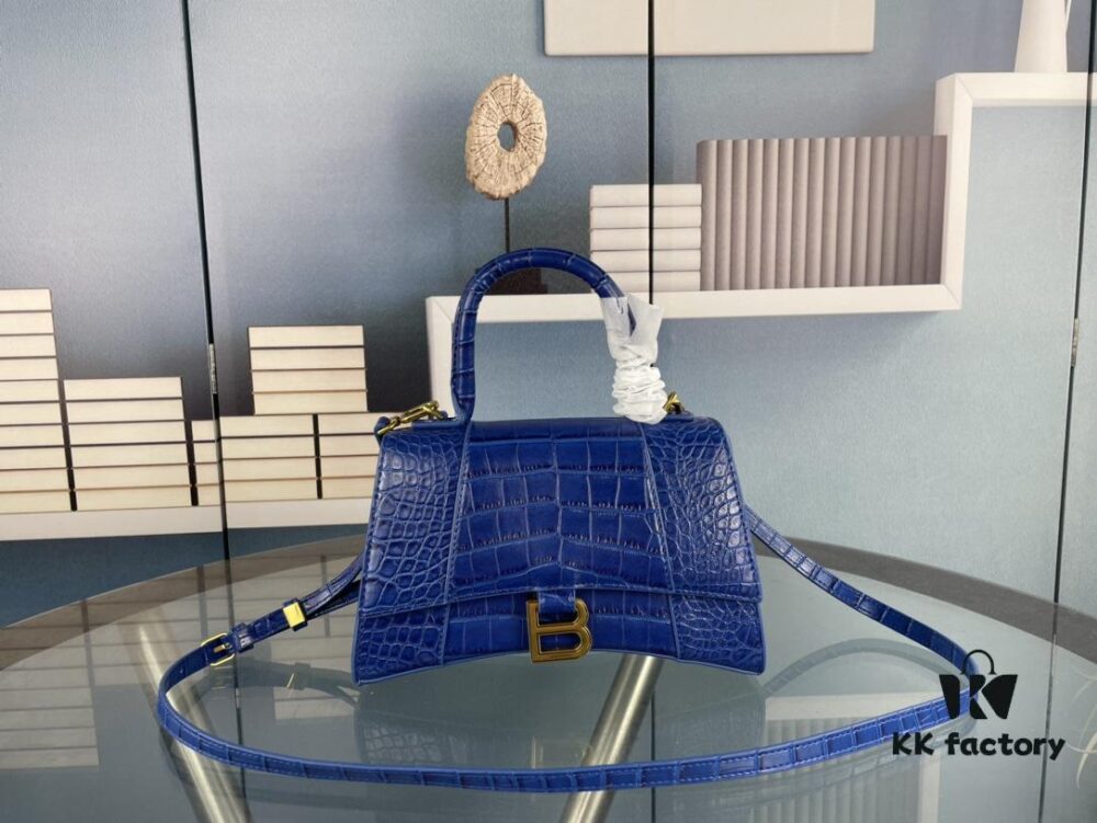 New Large Size Balencia Paris, This Season's Highlighted Plain Weave Hourglass Bag