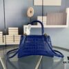 New Large Size Balencia Paris, This Season's Highlighted Plain Weave Hourglass Bag