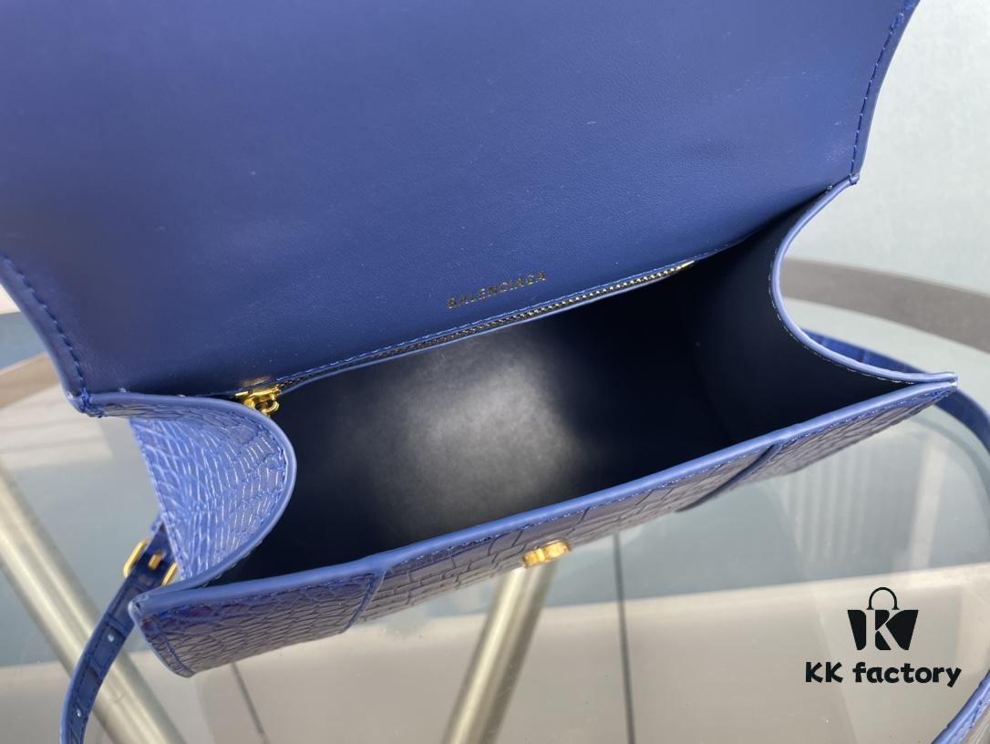 New Large Size Balencia Paris, This Season's Highlighted Plain Weave Hourglass Bag