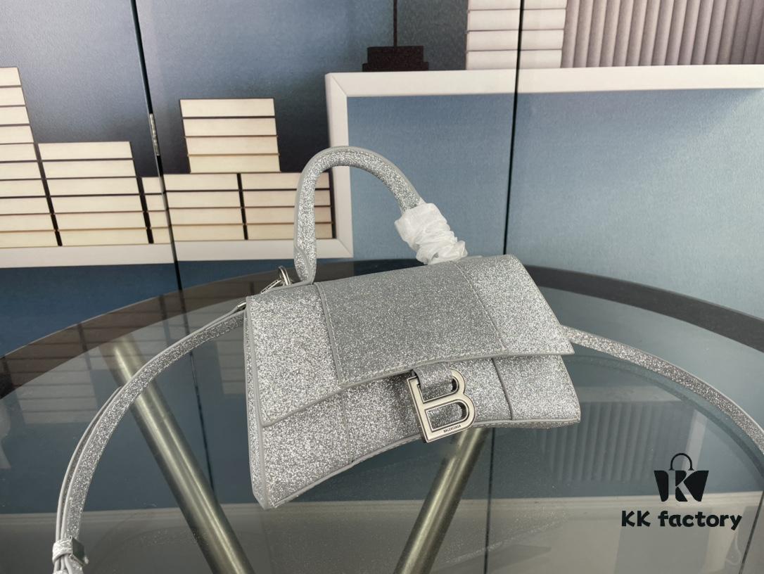 New Arrival Pearl Shine Oversized & Mini 195 Balencia Paris House, This Season's Highlight Sandglass Bag