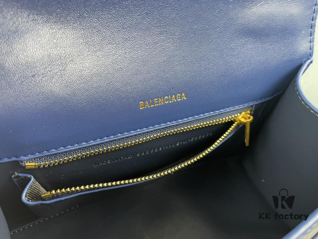 New Large Size Balencia Paris, This Season's Highlighted Plain Weave Hourglass Bag