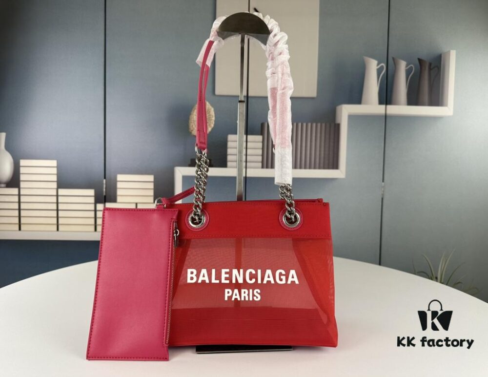 Newest Transparent Shopping Bag from Balenciaga, Large Size 260, Small Size 250 – Runway Edition