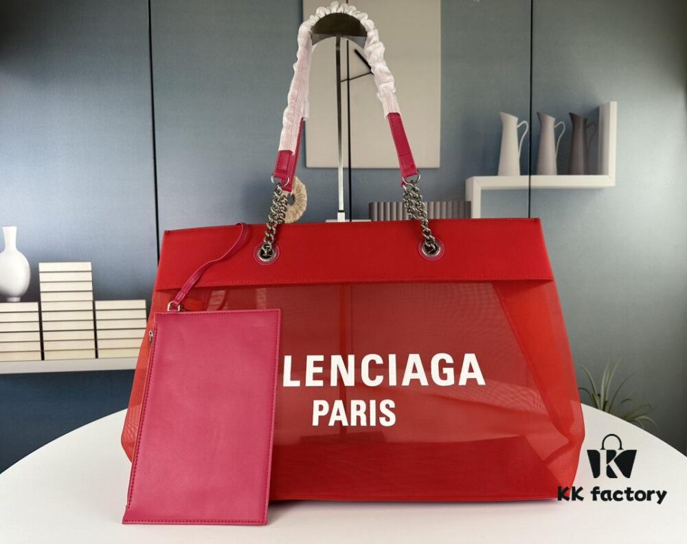 Balenciaga Latest Runway Transparent Shopping Bag - Large Size 260, Small Size 250