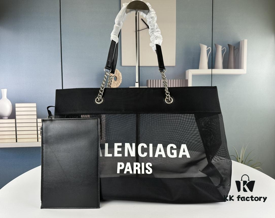 Balenciaga Latest Runway Shopping Bag, Large 260, Small 250, Clear Transparent Tote Bag