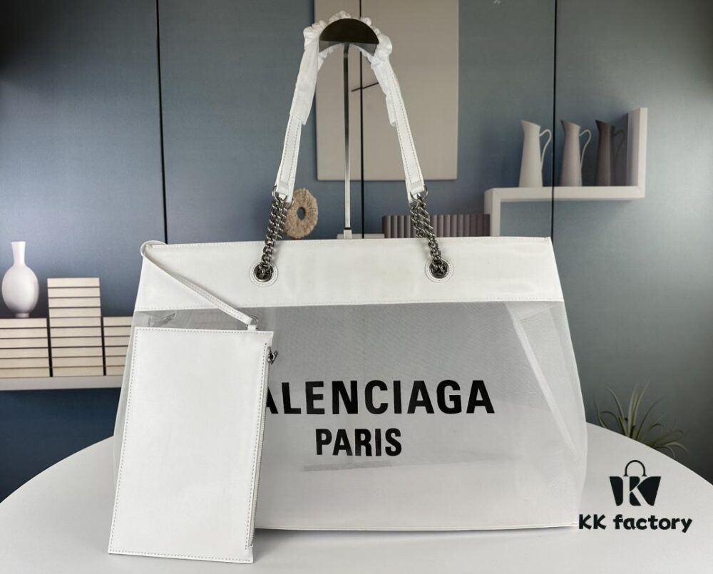 Balenciaga Latest Runway Transparent Shopping Bag - Large Size 260, Small Size 250