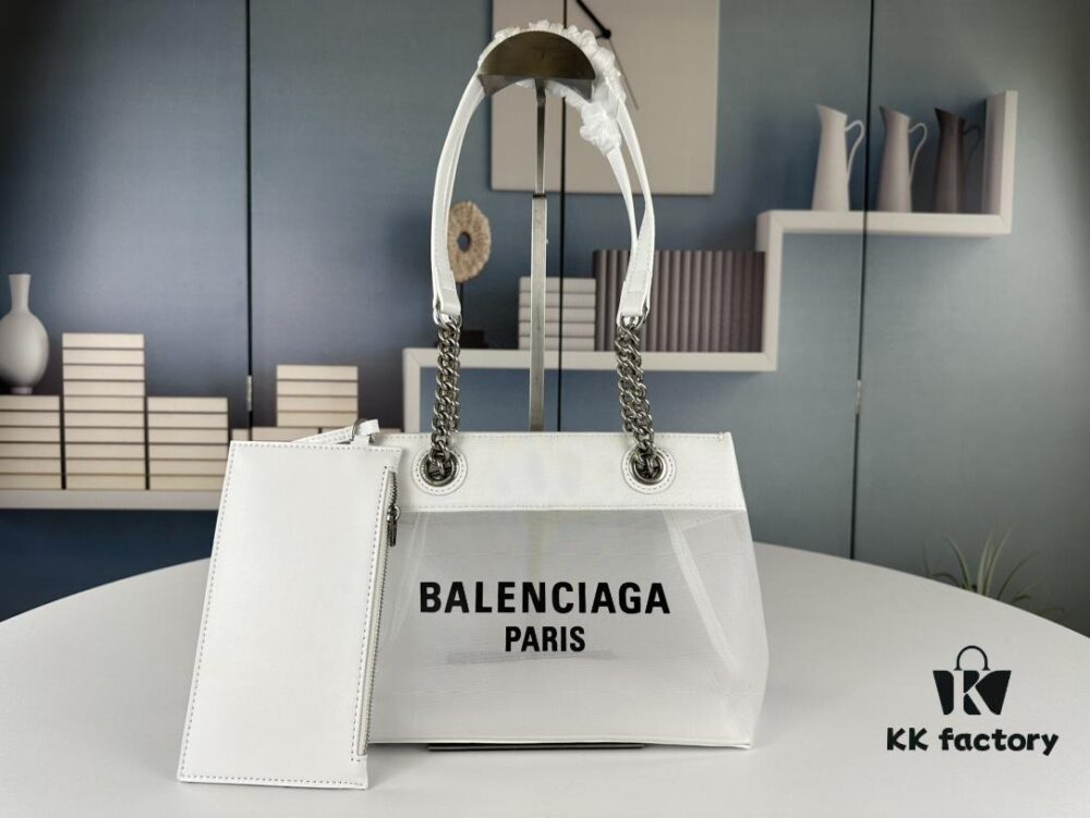 Balenciaga Latest Runway Shopping Bag in Large 260 and Small 250 Models – Transparent Design, Fresh Arrival