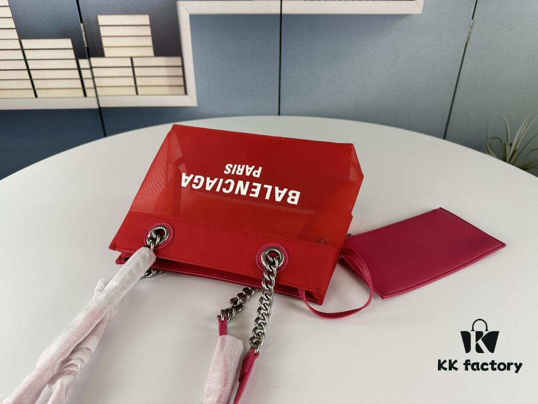 Newest Transparent Shopping Bag from Balenciaga, Large Size 260, Small Size 250 – Runway Edition