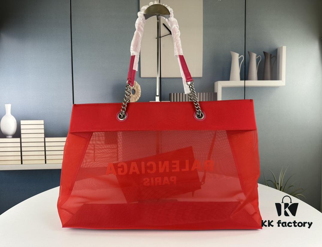 Balenciaga Latest Runway Transparent Shopping Bag - Large Size 260, Small Size 250