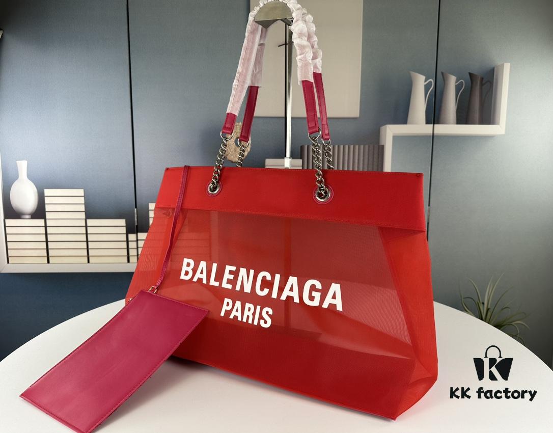 Balenciaga Latest Runway Transparent Shopping Bag - Large Size 260, Small Size 250