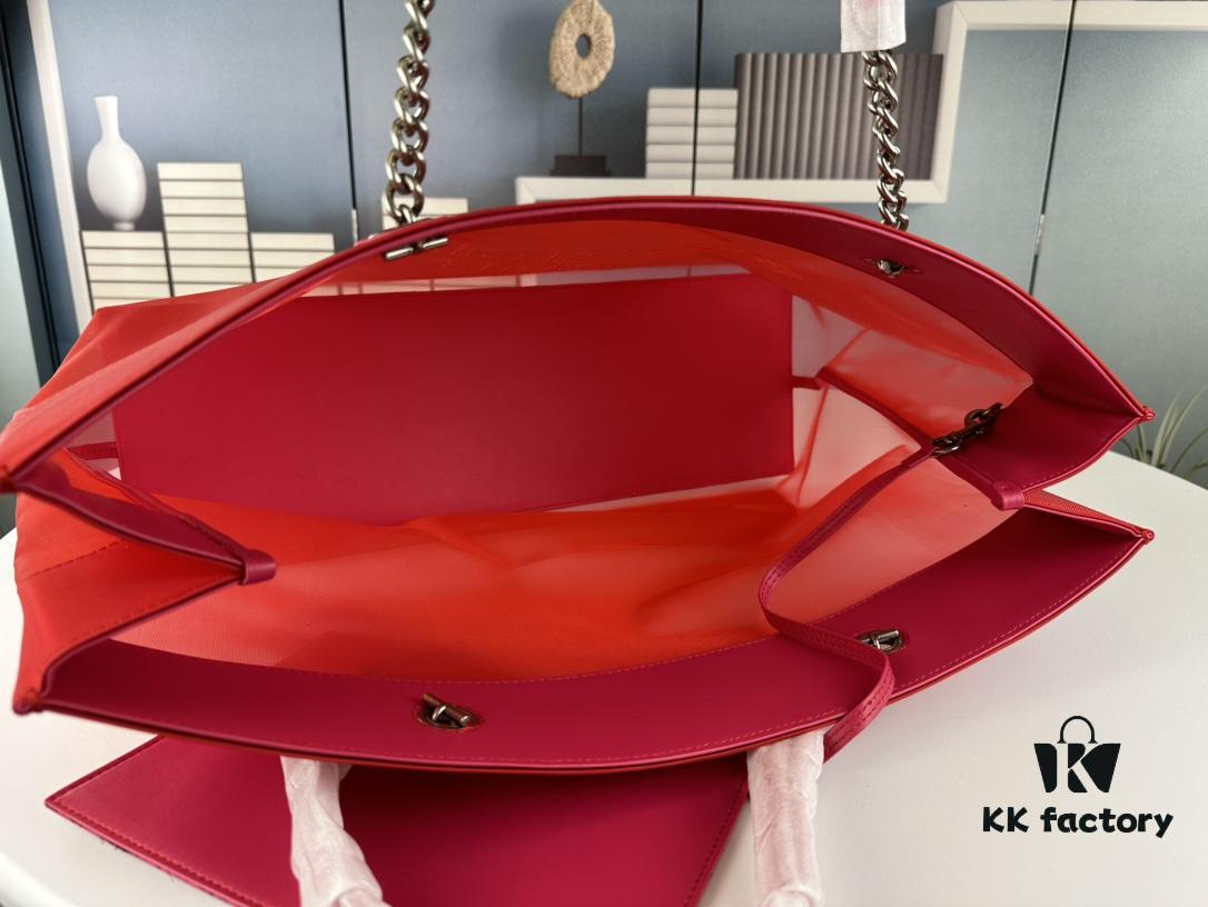 Balenciaga Latest Runway Transparent Shopping Bag - Large Size 260, Small Size 250