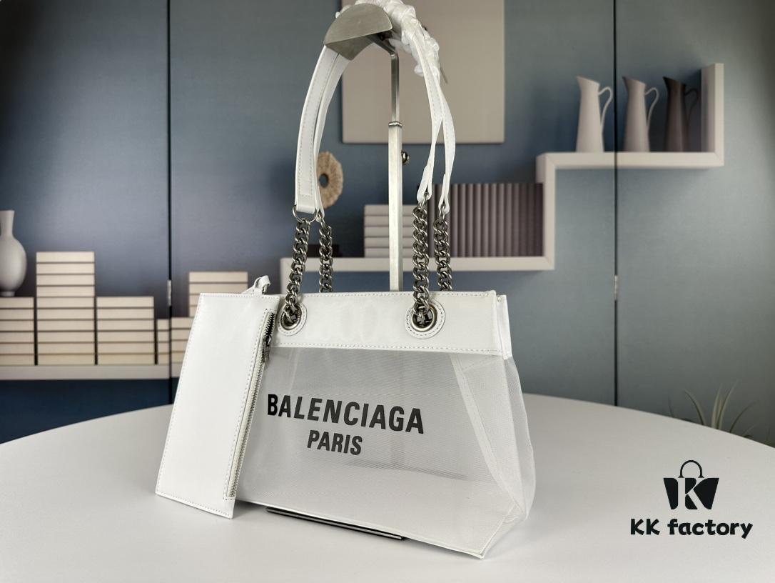 Balenciaga Latest Runway Shopping Bag in Large 260 and Small 250 Models – Transparent Design, Fresh Arrival