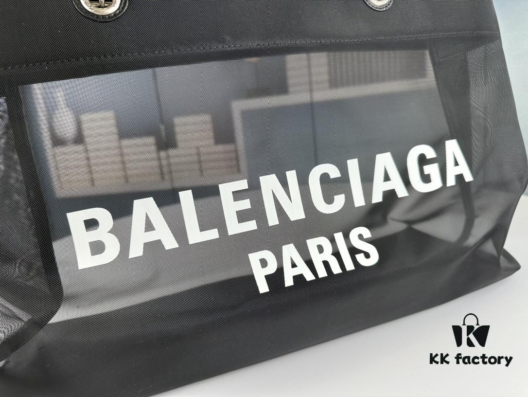 Newest Transparent Shopping Bag from Balenciaga, Large Size 260, Small Size 250, Runway Edition