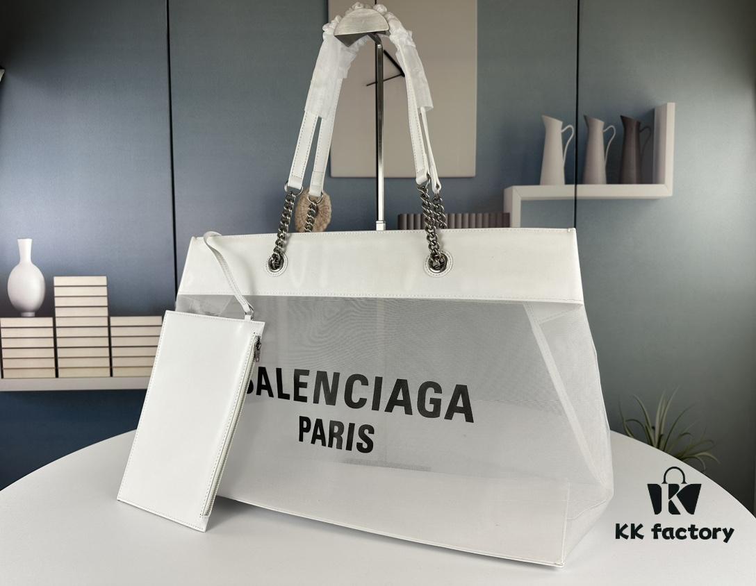 Balenciaga Latest Runway Transparent Shopping Bag - Large Size 260, Small Size 250