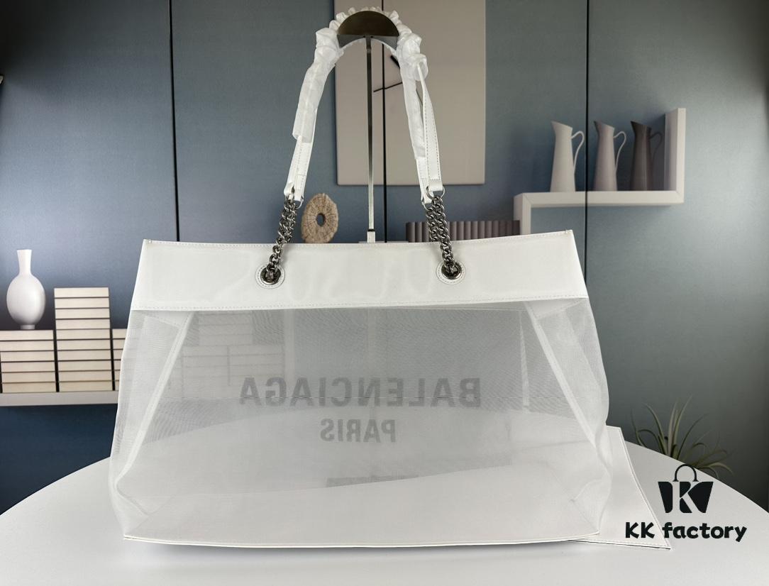 Balenciaga Latest Runway Transparent Shopping Bag - Large Size 260, Small Size 250