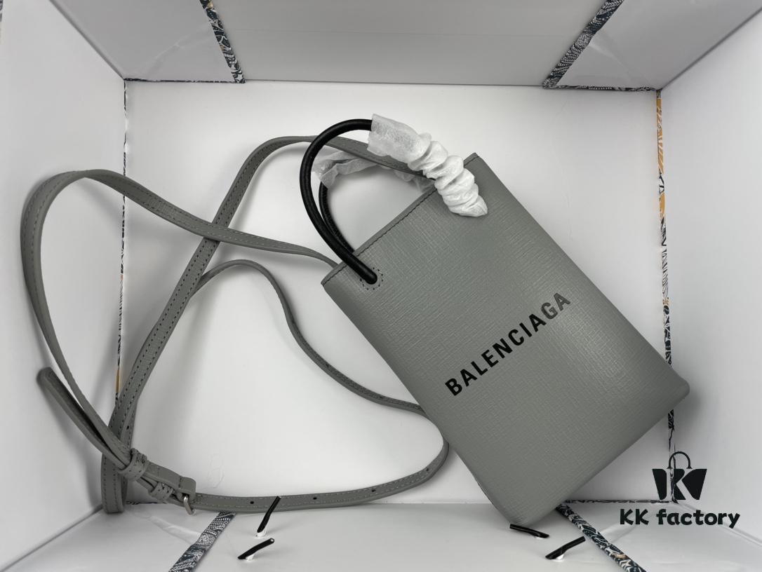 Upgraded Version (with Serial Number) 🔥 Balenciaga Parisiennes Cross-Texture Mini Shopping Bag