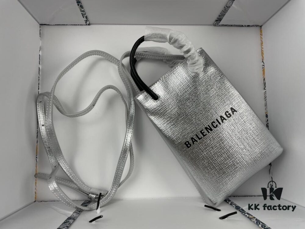 Upgraded Version (with Serial Number) 🔥 Balenciaga Parisiennes Cross-Texture Mini Shopping Bag