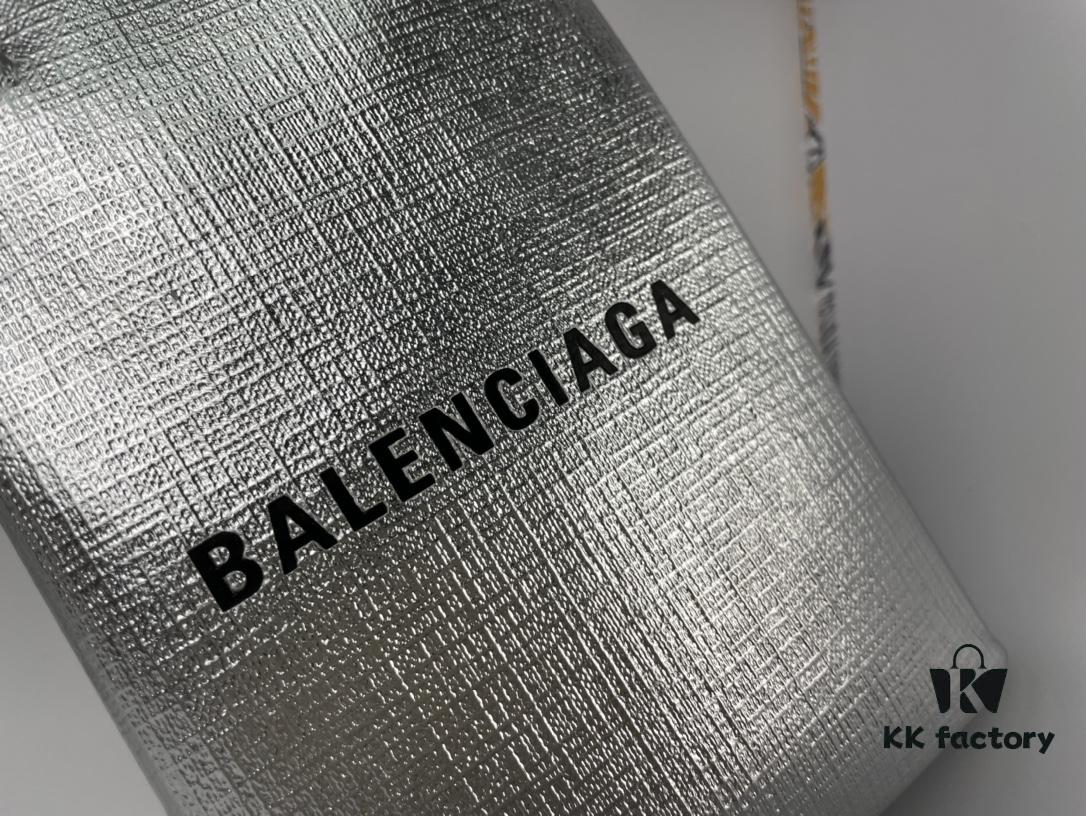 Upgraded Version (with Serial Number) 🔥 Balenciaga Parisiennes Cross-Texture Mini Shopping Bag