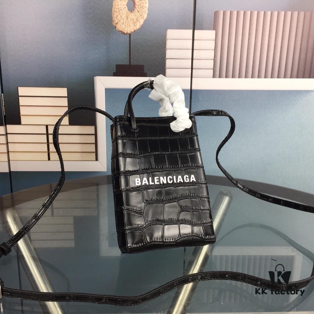 Crocodile Texture 🔥Balenciaga Phone Bag