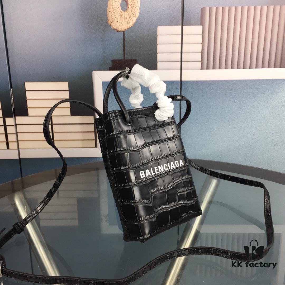 Crocodile Texture 🔥Balenciaga Phone Bag