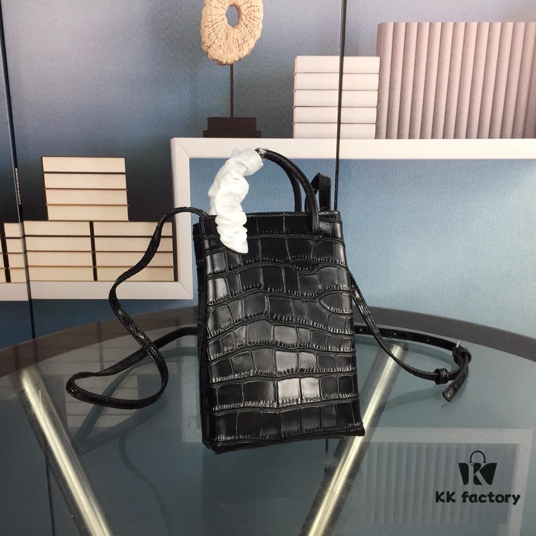 Crocodile Texture 🔥Balenciaga Phone Bag