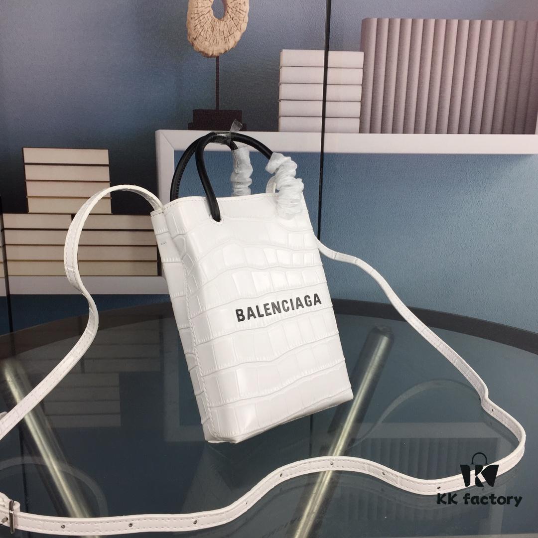 Crocodile Texture 🔥Balenciaga Phone Bag