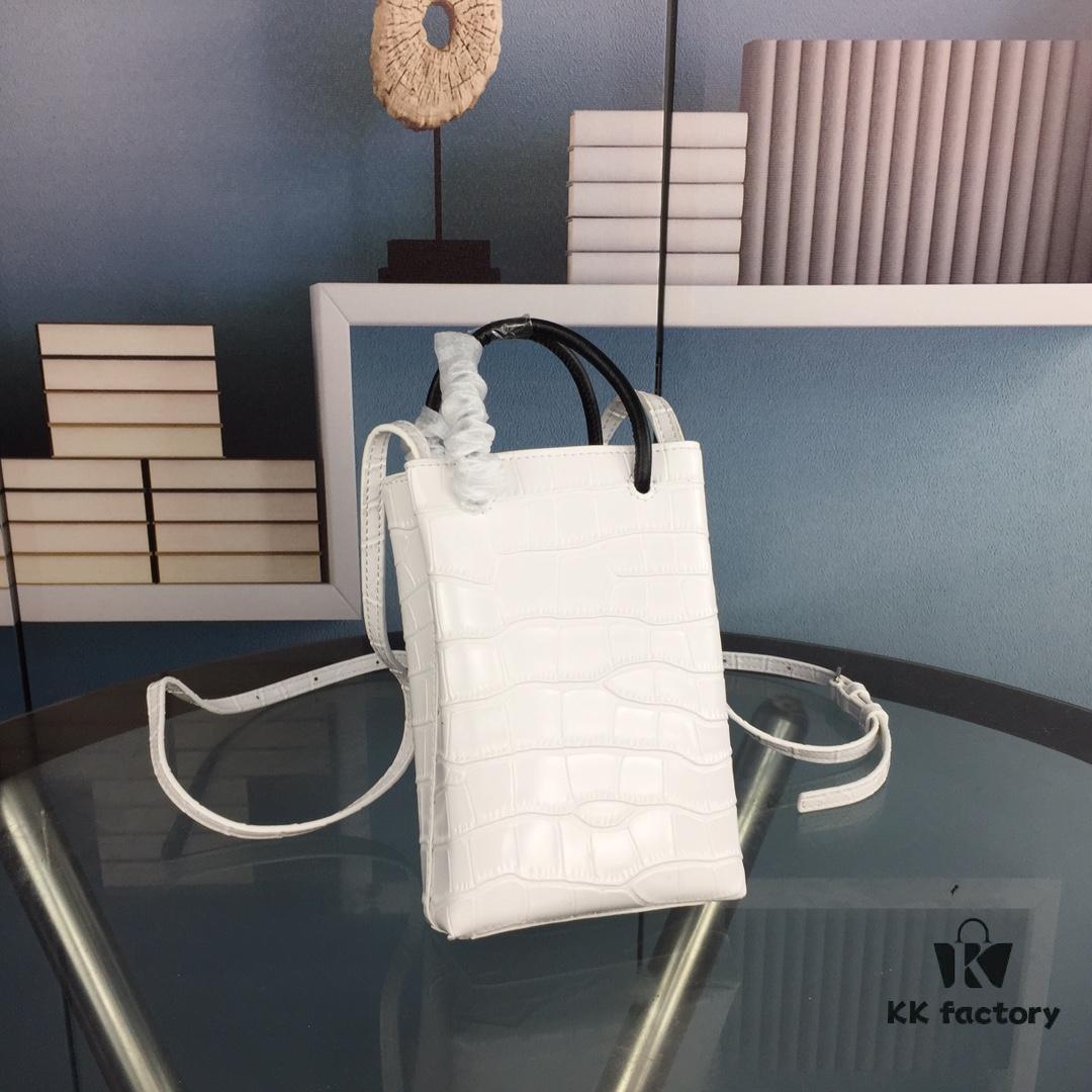 Crocodile Texture 🔥Balenciaga Phone Bag