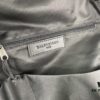 New Arrival BALENCIAGA Paris Fashion Backpack, High-Quality Screen-Printed Cotton Canvas Bag with Zippered Front Compartment