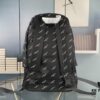 New Arrival BALENCIAGA Paris Fashion Backpack, High-Quality Screen-Printed Cotton Canvas Bag with Zippered Front Compartment