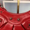 New Color [Small] Balenciaga Latest Le Cagole Half-Moon Crossbody Bag